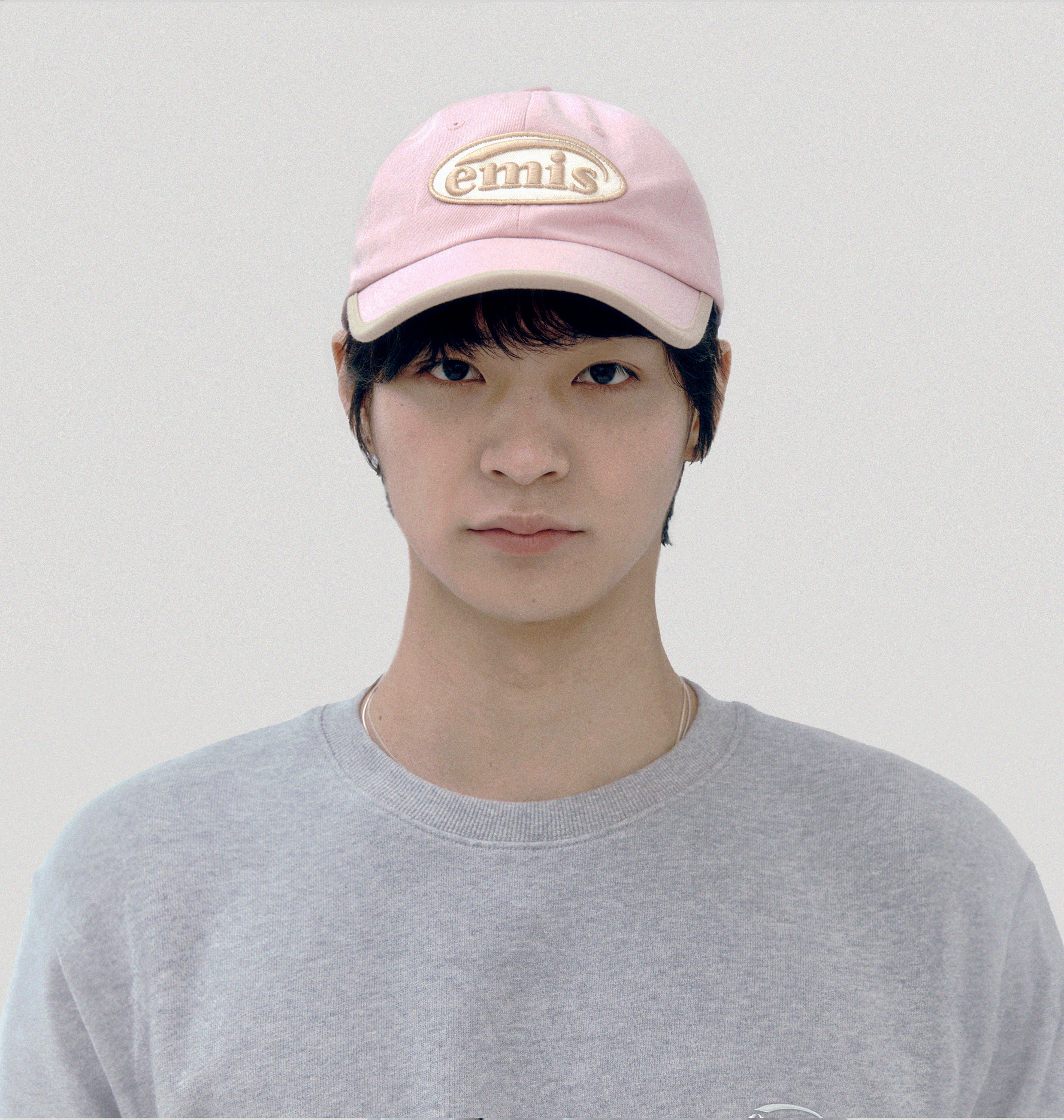 [イミス] 男女兼用 BEIGE TRIMMING ロゴ キャップ 8カラー