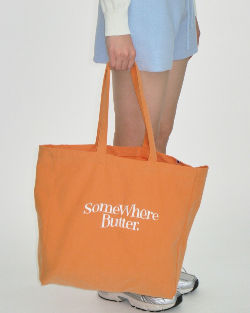 SOMEWHEREBUTTER Wave logo eco bag (5 colors) エコバッグ