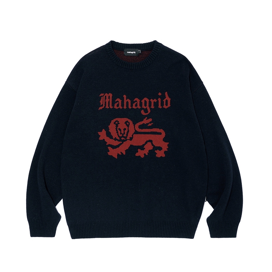 StrayKids着用/ライアンニットセーター_navy/韓国の人気商品