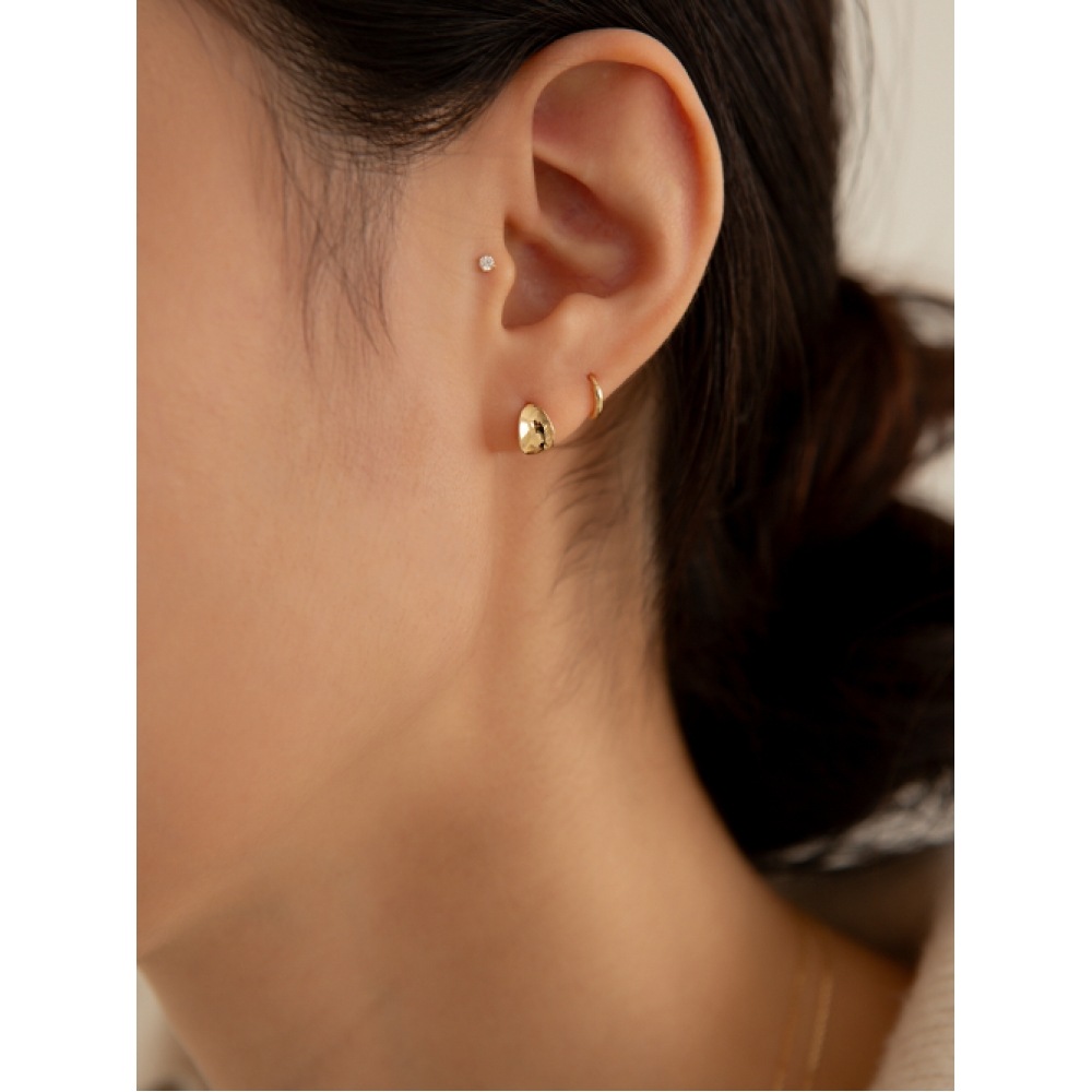 LUNNE 14kムーンライトカーブピアス (14kゴールド) LFE51