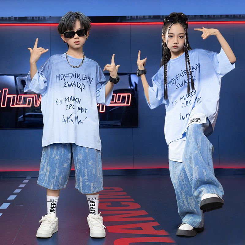 街のダンスの子供のファッション服の子供服のhiphop子供服のドラムの演出服の男の子のヒップホップダンスの演出服 街のダンスの子供のファッション服の子供服のhiphop子供服のドラムの演出服の男の子のヒップホップダンスの演出服