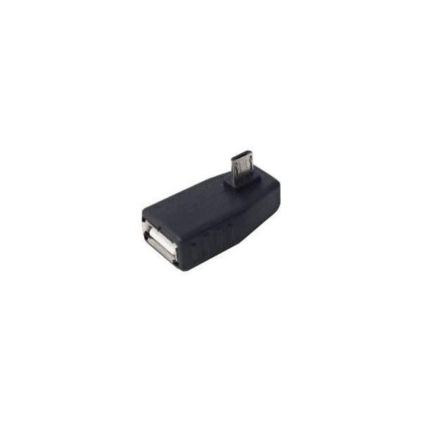 (まとめ)変換名人 変換プラグ microHOST 左L型 USBMCH-LL(×20セット)