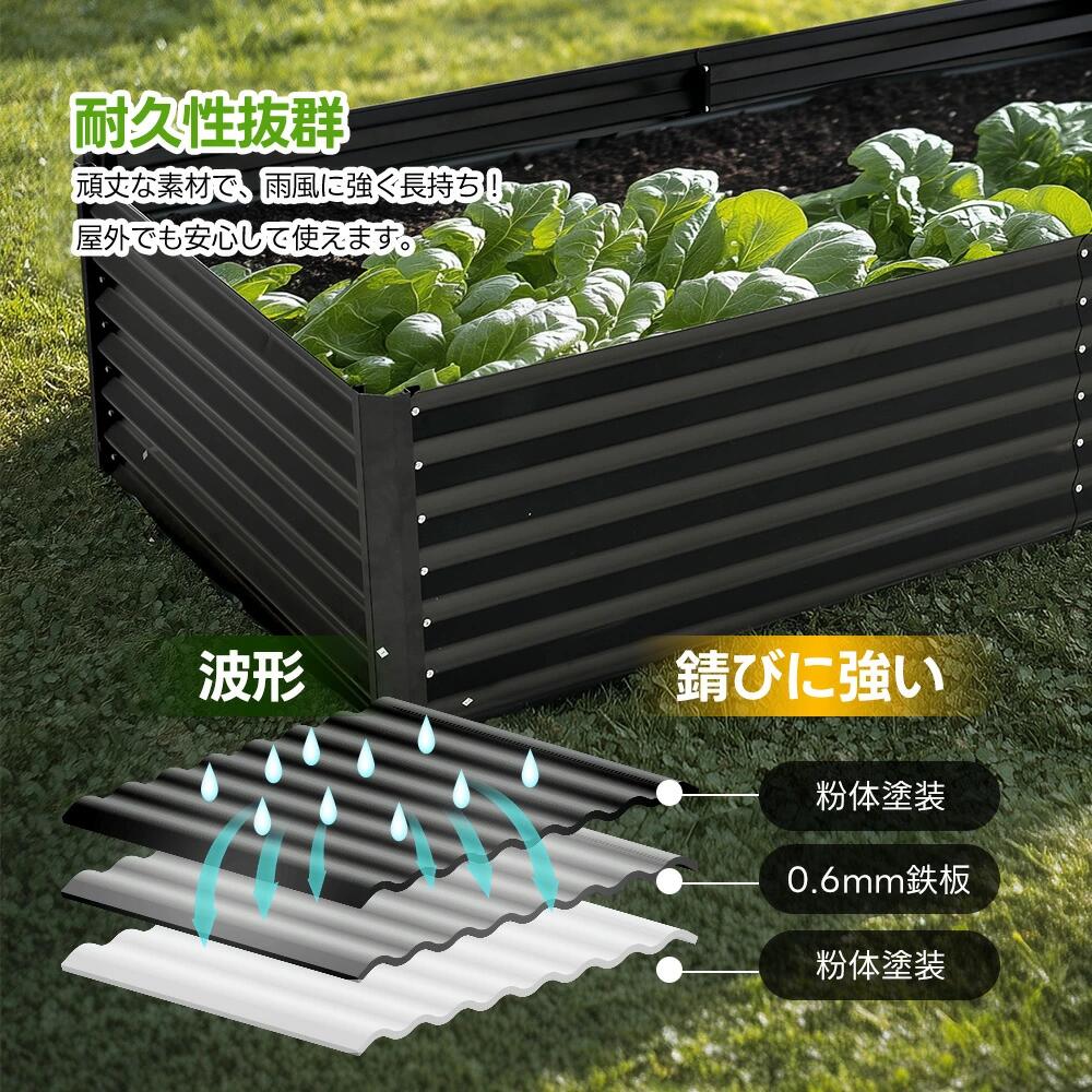 季節限定ガーデンベッド レイズドベッド L200×W100×H40cm 大型 腐らない 庭 野菜 プランター 果物栽培用 ガーデンフレーム おしゃれ 組立簡単 ガーデンボックス 屋外 家庭菜園 野菜 季節限定ガーデンベッド レイズドベッド L200×W100×H40cm 大型 腐らない 庭 野菜 プランター 果物栽培用 ガーデンフレーム おしゃれ 組立簡単 ガーデンボックス 屋外 家庭菜園 野菜