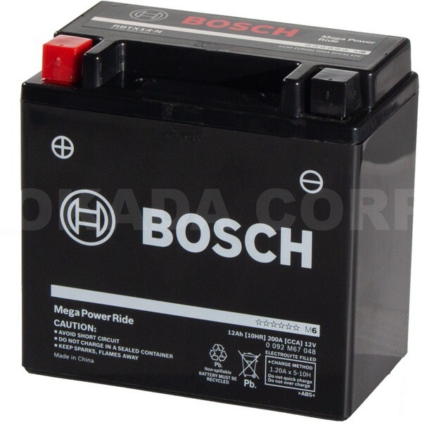 バッテリー RBTX14-N 液入り充電済み仕様 バッテリー RBTX14-N 液入り充電済み仕様