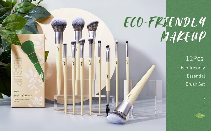 メイクブラシセット Jessup-メイクブラシセット,ファンデーション,チーク,コンシーラー