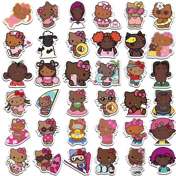 Qoo10] 66枚のかわいい日焼けキティアニメキャラ