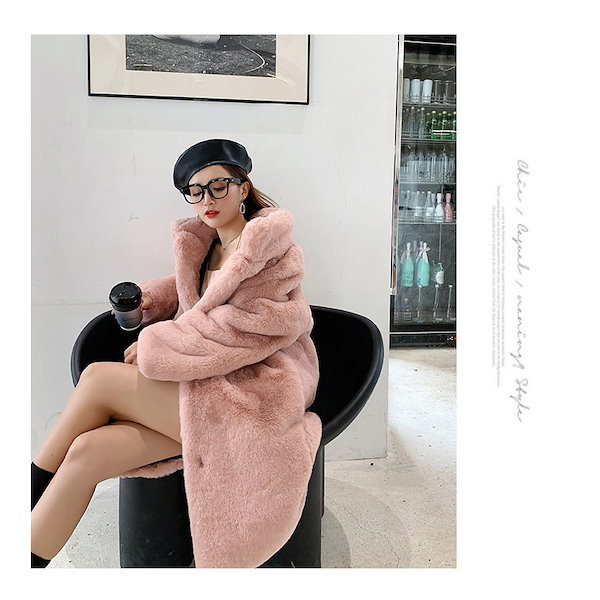 ファーコート ロング丈ファーコート レディース 冬 40代 新品