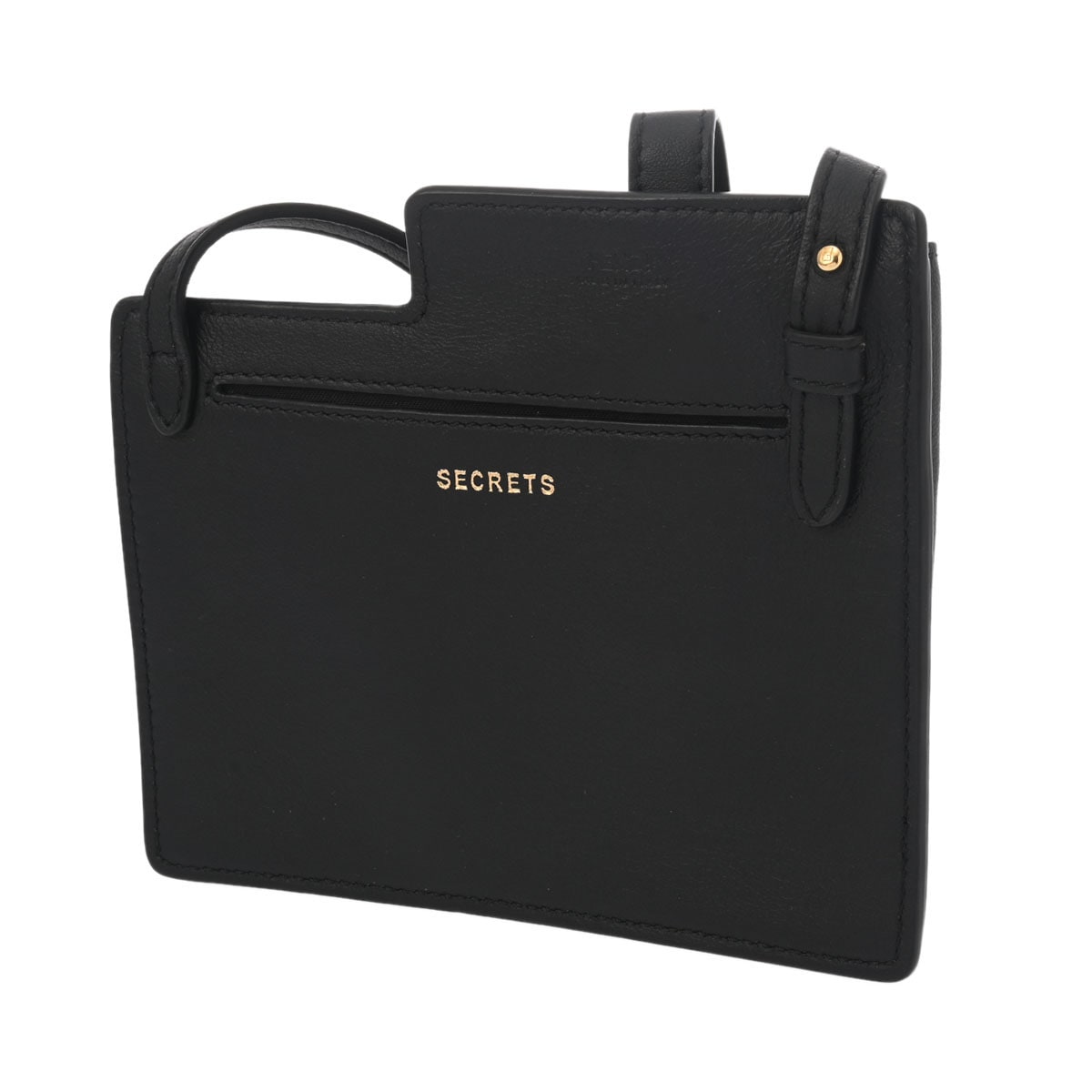 フォンケース ブラック 8BS026 レディース レザー ショルダーバッグ Aランク 中古 銀蔵