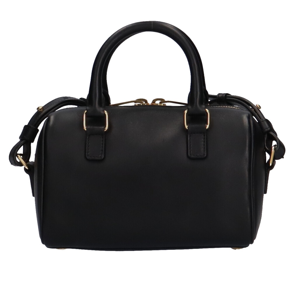 イヴサンローラン ベイビーダッフル ショルダーバッグ レザー ブラック YVES SAINT LAURENT 中古 美品 イヴサンローラン ベイビーダッフル ショルダーバッグ レザー ブラック YVES SAINT LAURENT 中古 美品