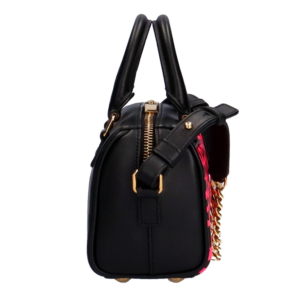 イヴサンローラン ベイビーダッフル ショルダーバッグ レザー ブラック YVES SAINT LAURENT 中古 美品 イヴサンローラン ベイビーダッフル ショルダーバッグ レザー ブラック YVES SAINT LAURENT 中古 美品