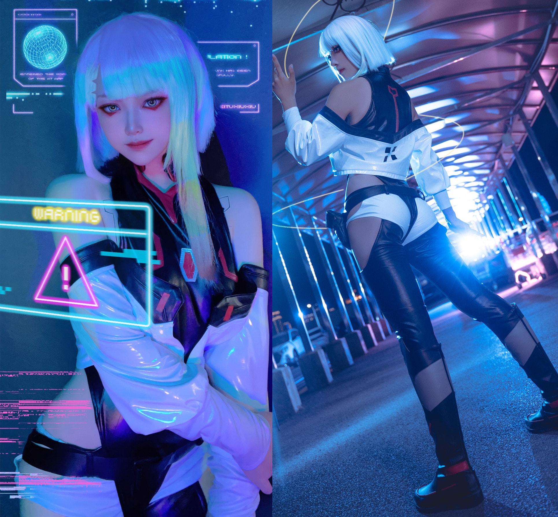 Cyberpunk: Edgerunners サイバーパンク:エッジランナーズ Lucy ルーシー コスプレ衣装 コスチューム イベント ハロウィン 仮装 変装 Cyberpunk: Edgerunners サイバーパンク:エッジランナーズ Lucy ルーシー コスプレ衣装 コスチューム イベント ハロウィン 仮装 変装