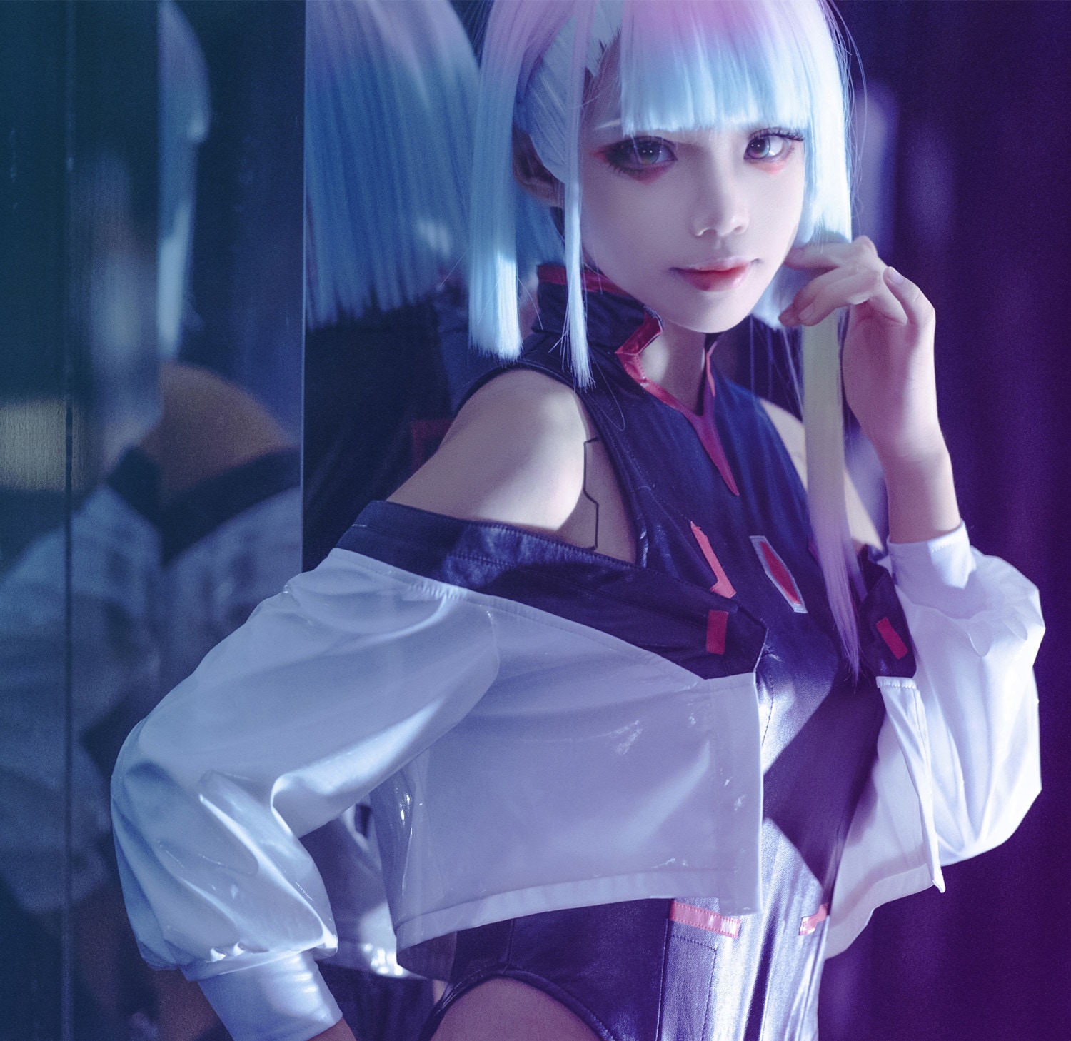 Cyberpunk: Edgerunners サイバーパンク:エッジランナーズ Lucy ルーシー コスプレ衣装 コスチューム イベント ハロウィン 仮装 変装 Cyberpunk: Edgerunners サイバーパンク:エッジランナーズ Lucy ルーシー コスプレ衣装 コスチューム イベント ハロウィン 仮装 変装