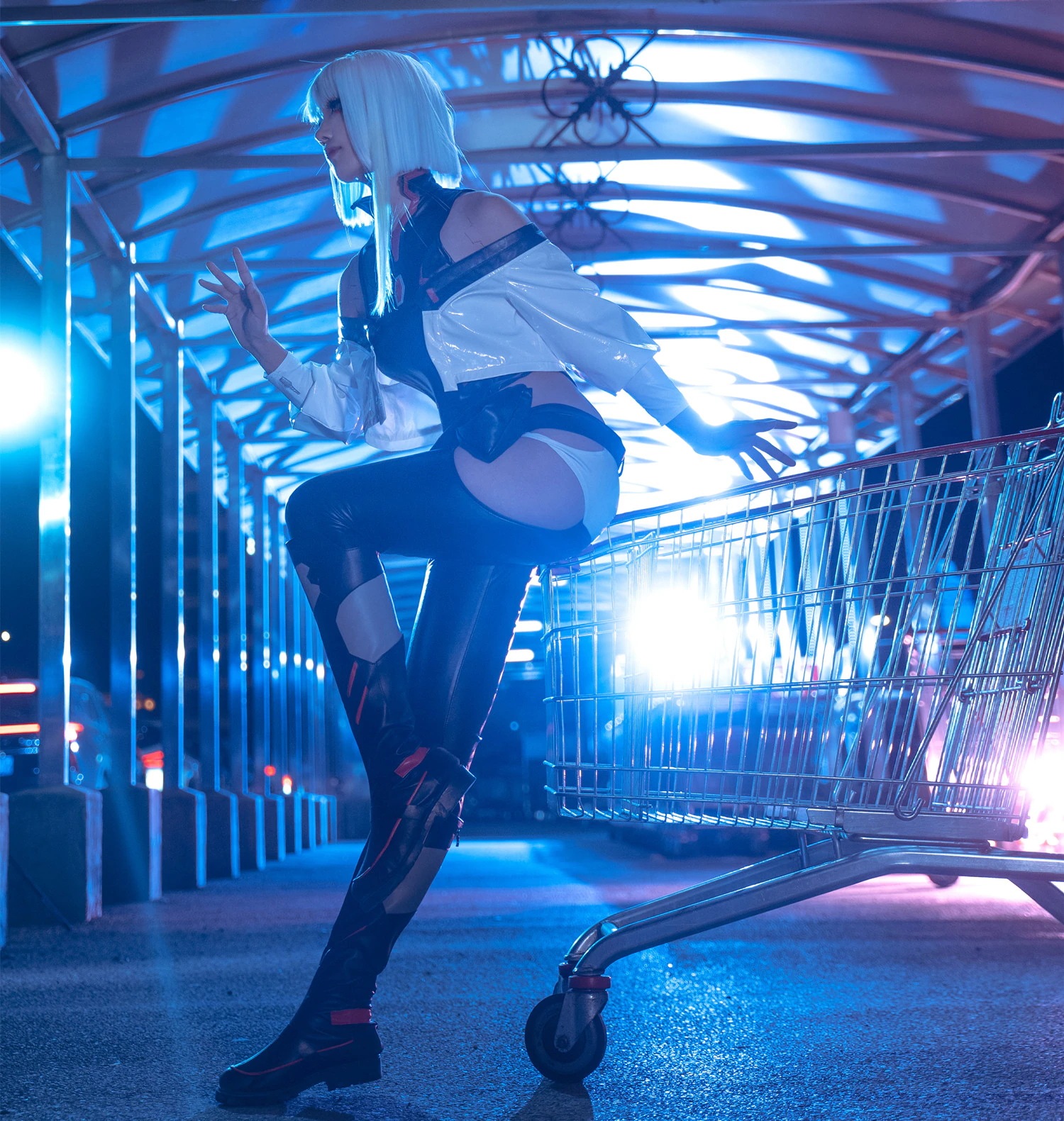 Cyberpunk: Edgerunners サイバーパンク:エッジランナーズ Lucy ルーシー コスプレ衣装 コスチューム イベント ハロウィン 仮装 変装 Cyberpunk: Edgerunners サイバーパンク:エッジランナーズ Lucy ルーシー コスプレ衣装 コスチューム イベント ハロウィン 仮装 変装