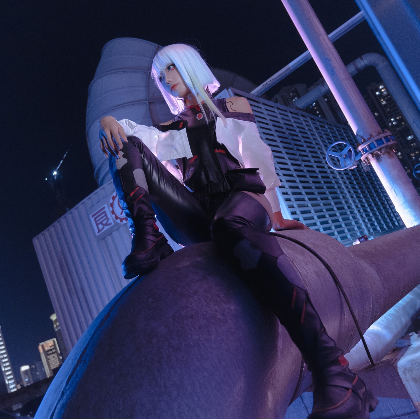 Cyberpunk: Edgerunners サイバーパンク:エッジランナーズ Lucy ルーシー コスプレ衣装 コスチューム イベント ハロウィン 仮装 変装 Cyberpunk: Edgerunners サイバーパンク:エッジランナーズ Lucy ルーシー コスプレ衣装 コスチューム イベント ハロウィン 仮装 変装