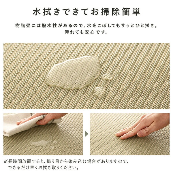 [12枚セット] PP 置き畳 ユニット畳 約幅65x奥行65x高さ2.5cm ライトグレー 樹脂畳 軽量 滑りにくい キズ防止 リビング