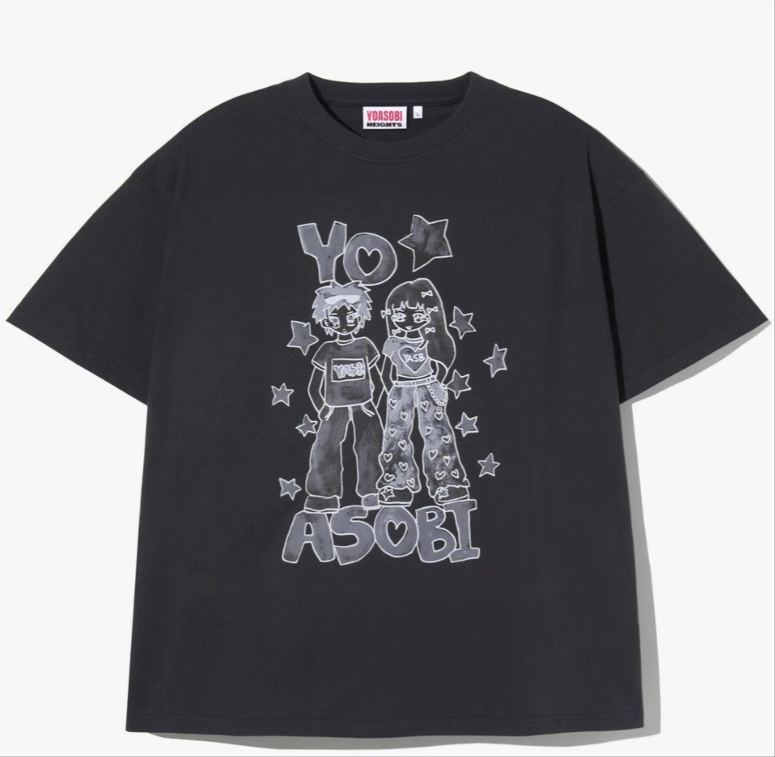 YOASOBI 韓国 popup 韓国限定 Tシャツ XL 新品 公式】韓国 ポップアップ 限定商品 YOASOBI x HEIGHTS YOSOBI S