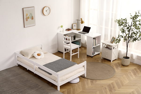 【10cmマットレス付き】システムベッド ロフトベッド 木製 シングルベッド 10cmマットレス付き】システムベッド ロフトベッド 木製 シングルベッド