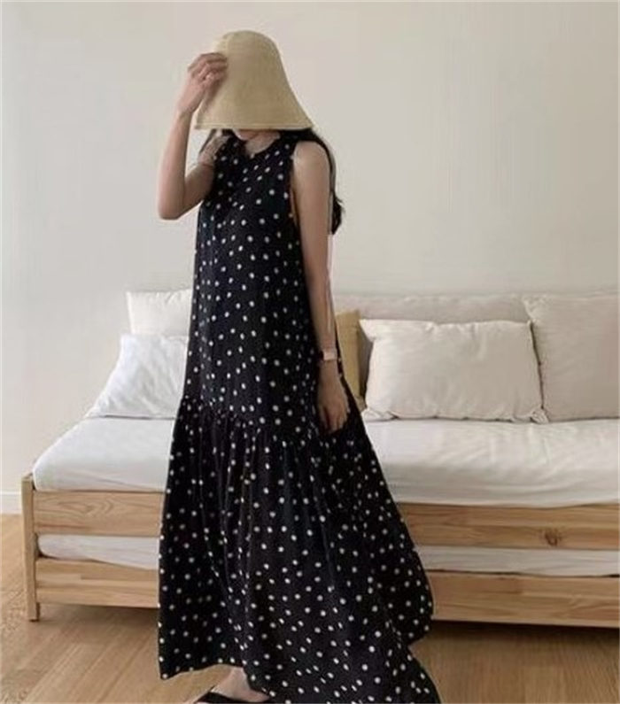 即納 ノースリーブワンピース レディース ロングワンピース マキシ丈 ロング丈 ティアードワンピース ノースリーブ ワンピ 水玉 体型カバー ゆったり ゆるっとワンピース シンプル かわいい 春 夏 即納 ノースリーブワンピース レディース ロングワンピース マキシ丈 ロング丈 ティアードワンピース ノースリーブ ワンピ 水玉 体型カバー ゆったり ゆるっとワンピース シンプル かわいい 春 夏
