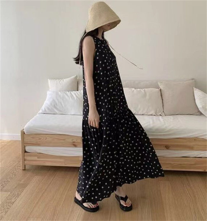 即納 ノースリーブワンピース レディース ロングワンピース マキシ丈 ロング丈 ティアードワンピース ノースリーブ ワンピ 水玉 体型カバー ゆったり ゆるっとワンピース シンプル かわいい 春 夏 即納 ノースリーブワンピース レディース ロングワンピース マキシ丈 ロング丈 ティアードワンピース ノースリーブ ワンピ 水玉 体型カバー ゆったり ゆるっとワンピース シンプル かわいい 春 夏