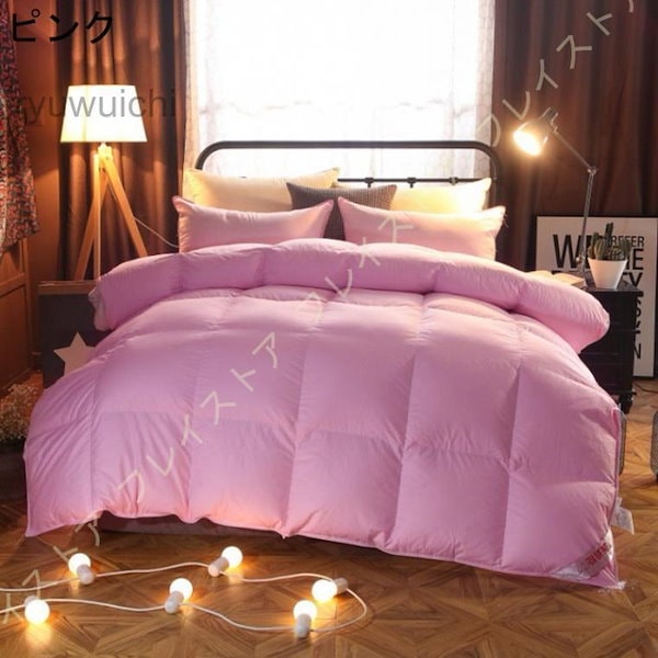 Qoo10] 羽毛布団 シングル 掛け布団 シングル