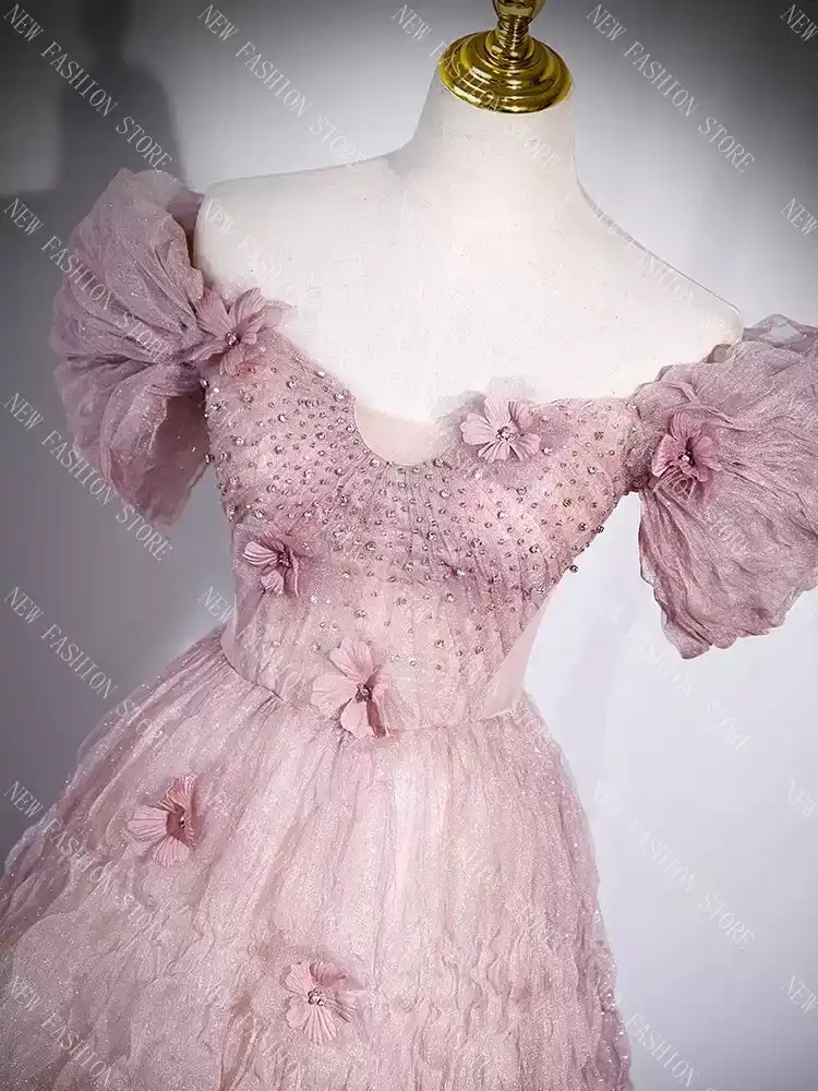 ドレスの新しいワンショルダープリンセススカート-24 ドレスの新しいワンショルダープリンセススカート-24