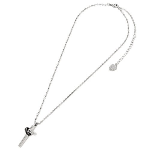 新品 正規品 ペンダント ネックレス 04N123 04N123SM サージカル ステンレス キュービックジルコニア クロス シルバー ブラック メンズ 男性 新品 正規品 ペンダント ネックレス 04N123 04N123SM サージカル ステンレス キュービックジルコニア クロス シルバー ブラック メンズ 男性