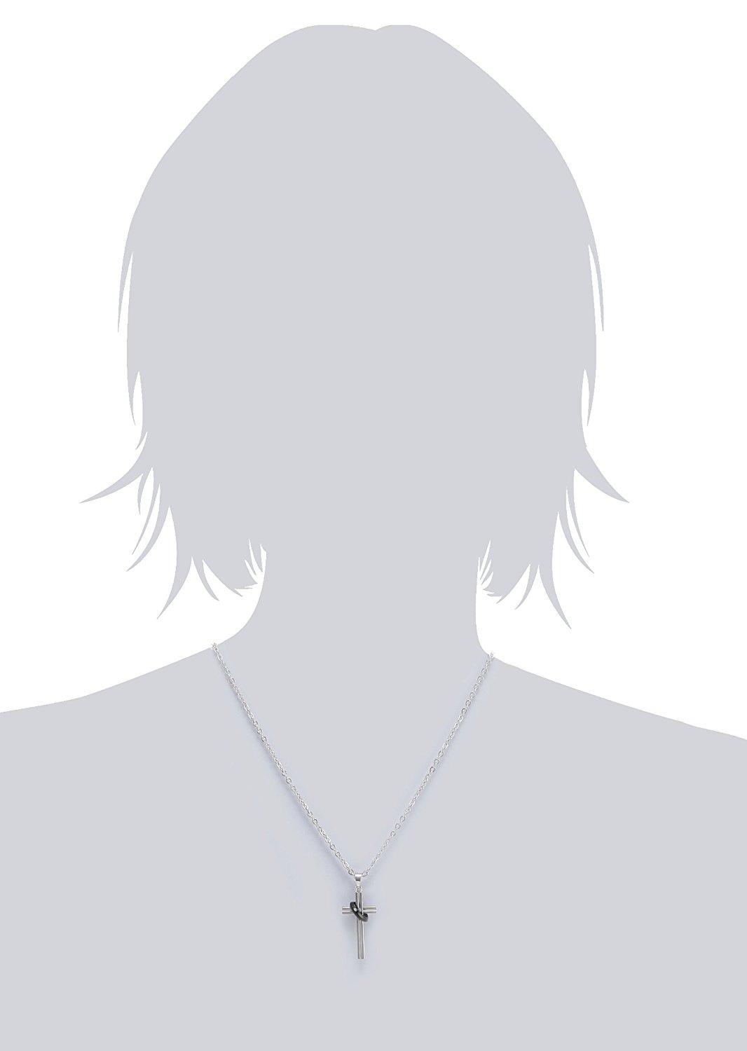 新品 正規品 ペンダント ネックレス 04N123 04N123SM サージカル ステンレス キュービックジルコニア クロス シルバー ブラック メンズ 男性 新品 正規品 ペンダント ネックレス 04N123 04N123SM サージカル ステンレス キュービックジルコニア クロス シルバー ブラック メンズ 男性