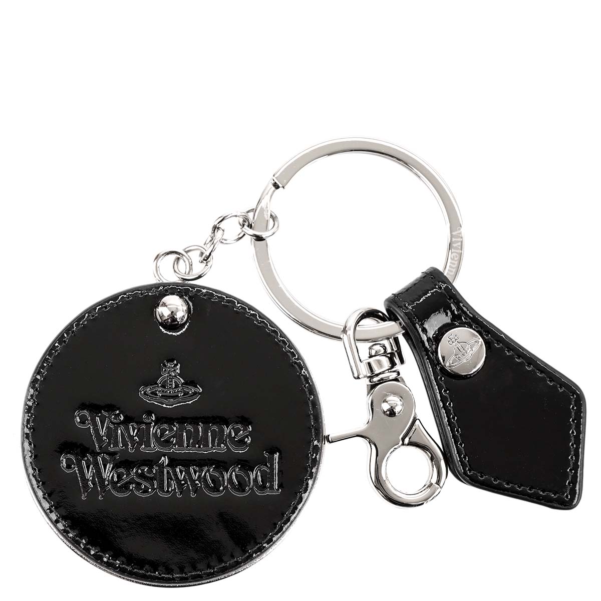 キーリング 82030102U OM000G SHINY PATENT MIRROR KEYRING レディース N401META