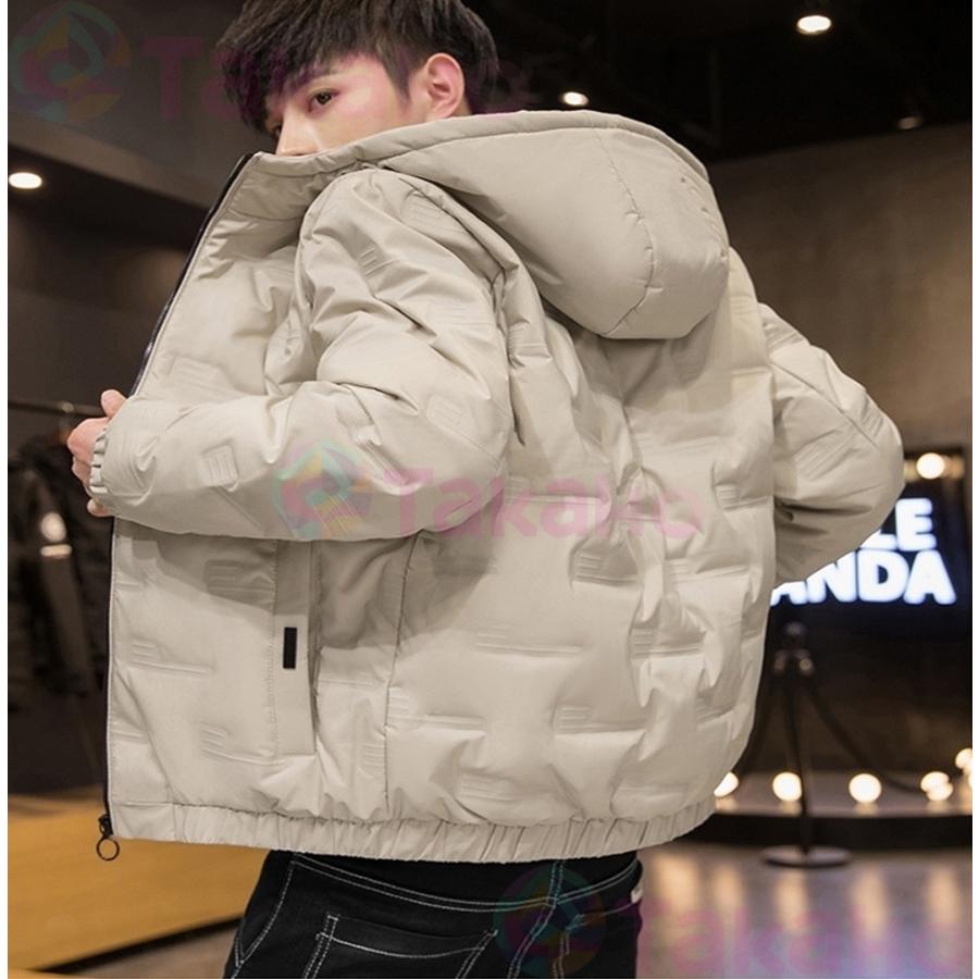 ダウンジャケット メンズ 90%ホワイトダックダウン フード付き おしゃれ 長袖 厚く カジュアル ジャケット 防寒 軽量 ダウンコート 秋冬 中綿