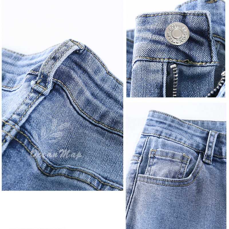 デニムパンツ レディース センタースリット 中厚手 ロング丈 ストレート フレアシルエット ジーンズ スキニーパンツ ストレッチ スリムフィット カットオフ ハイウエスト ロングパンツ 美脚 パンツ