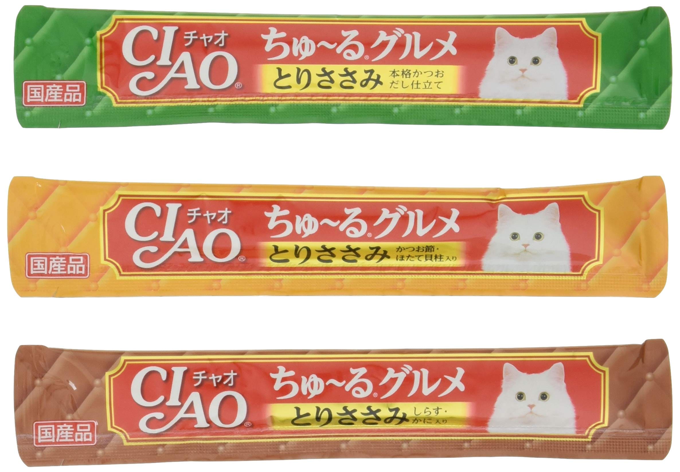 チャオ (CIAO) 猫用おやつ ちゅ~る グルメ とりささみ海鮮バラエティ 14グラム (x 120)