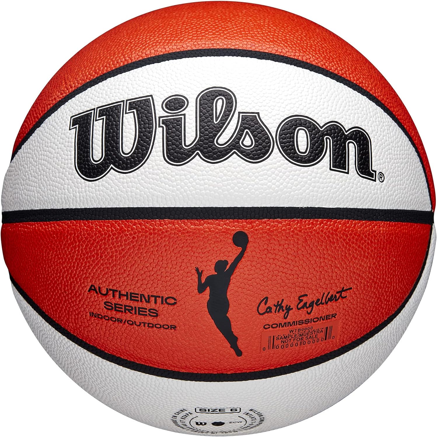 Wilson(ウイルソン)【日本正規品】 バスケットボール WNBAシリーズ AUTHENTIC(オーセンティック)/HEIR (エアー) ラバー ジュニア レディース 6号/5号 (使用コート : Wilson(ウイルソン)【日本正規品】 バスケットボール WNBAシリーズ AUTHENTIC(オーセンティック)/HEIR (エアー) ラバー ジュニア レディース 6号/5号 (使用コート :