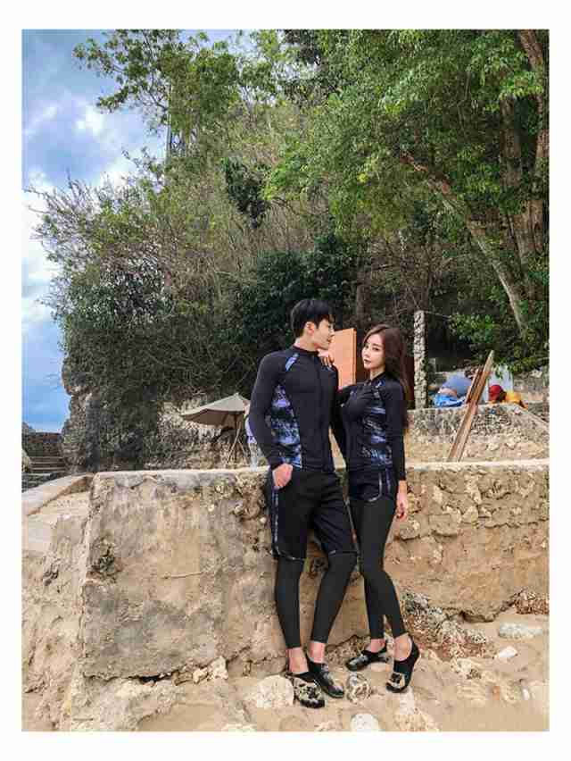 水着 レディース 体型カバー 5点セット 紫外線対策 UVカット 夏 夏服 カップル フィットネス プール 韓国風 競泳水着 おし