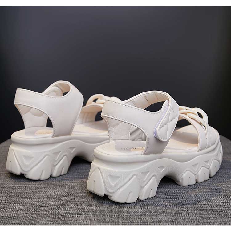 厚底サンダル レディース 歩きやすい スポーツサンダル ヒール5cm ベルト コンフォート 歩きやすい 軽量 美脚効果 スポサン ビーチサンダル 厚底靴 カジュアル 夏 黒 ホワイト 21.5 22. 厚底サンダル レディース 歩きやすい スポーツサンダル ヒール5cm ベルト コンフォート 歩きやすい 軽量 美脚効果 スポサン ビーチサンダル 厚底靴 カジュアル 夏 黒 ホワイト 21.5 22.