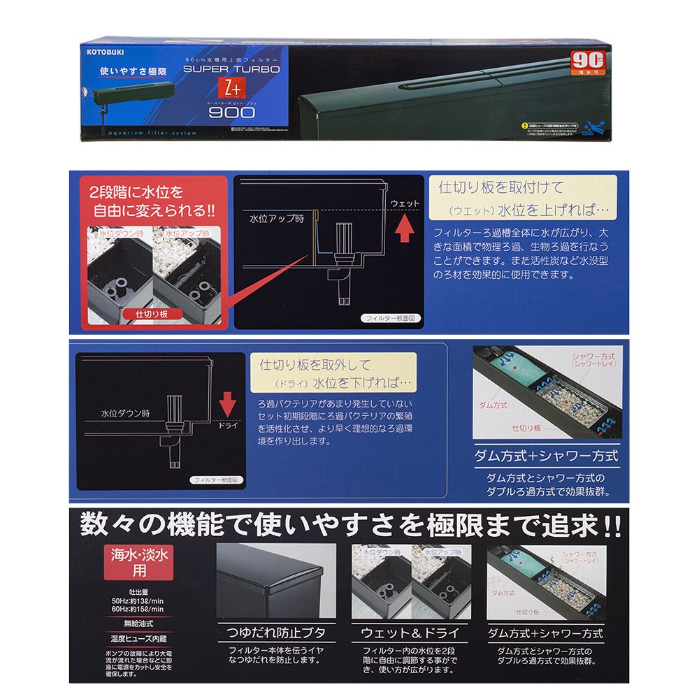 コトブキ工芸　上部フィルター　スーパーターボゼットプラス９００　ＳＵＰＥＲ　ＴＵＲＢＯ　Ｚ＋　９００　ＣＲＣ10―03―03―10―00