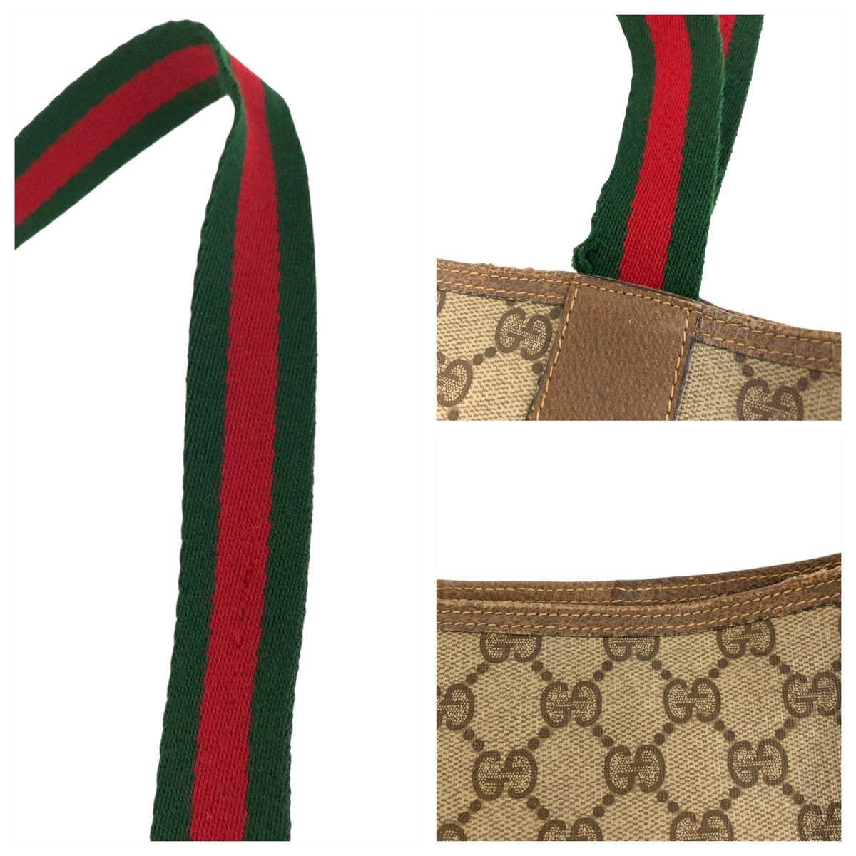 シェリーライン オールドグッチ ベージュ ブラウン GGスプリームキャンバス/レザー 39 02 003 トートバッグ ショルダーバッグ レディース 503014 シェリーライン オールドグッチ ベージュ ブラウン GGスプリームキャンバス/レザー 39 02 003 トートバッグ ショルダーバッグ レディース 503014