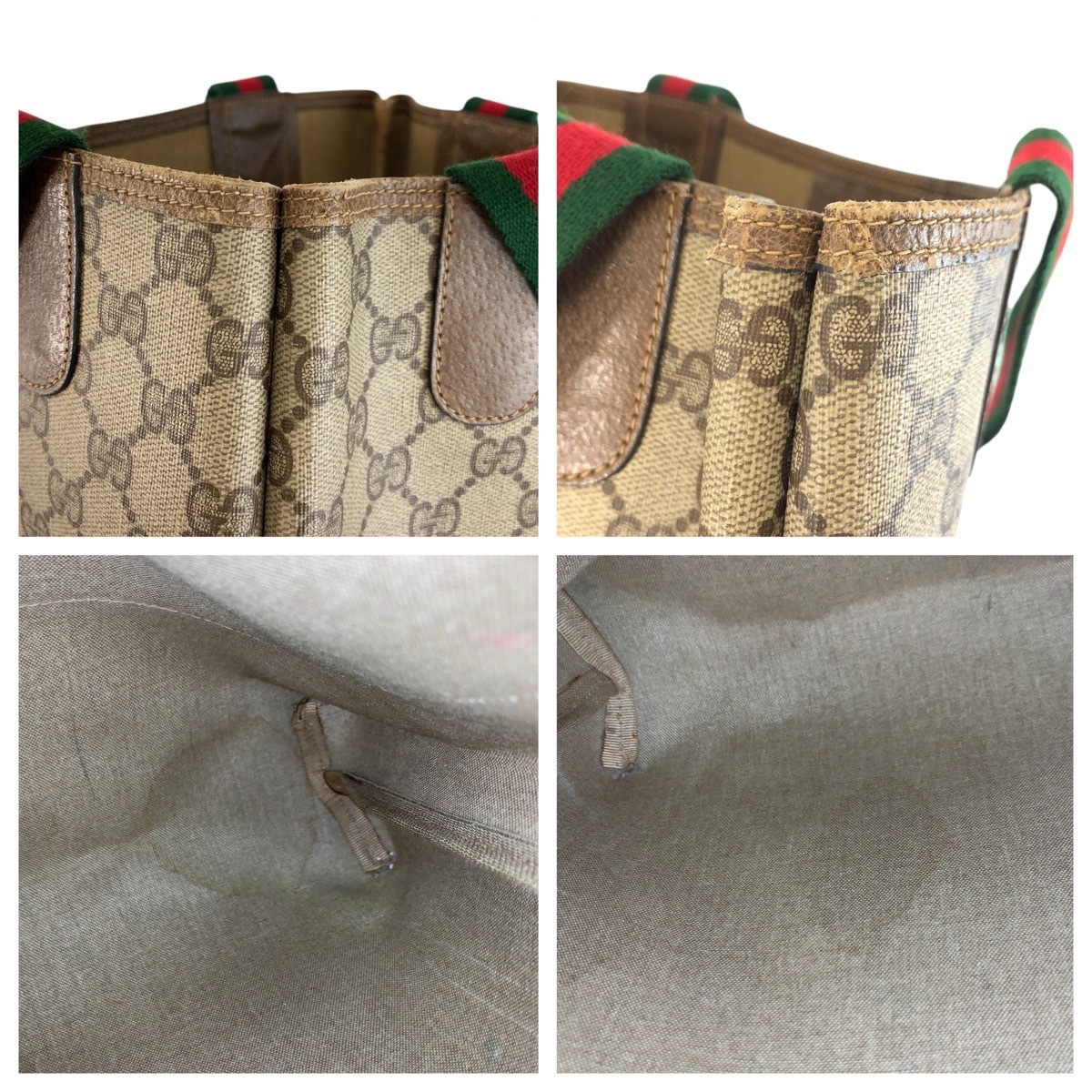 シェリーライン オールドグッチ ベージュ ブラウン GGスプリームキャンバス/レザー 39 02 003 トートバッグ ショルダーバッグ レディース 503014 シェリーライン オールドグッチ ベージュ ブラウン GGスプリームキャンバス/レザー 39 02 003 トートバッグ ショルダーバッグ レディース 503014