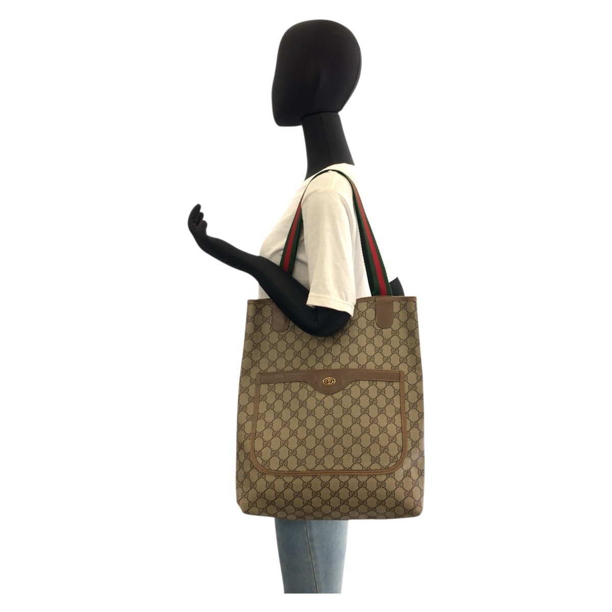 シェリーライン オールドグッチ ベージュ ブラウン GGスプリームキャンバス/レザー 39 02 003 トートバッグ ショルダーバッグ レディース 503014 シェリーライン オールドグッチ ベージュ ブラウン GGスプリームキャンバス/レザー 39 02 003 トートバッグ ショルダーバッグ レディース 503014
