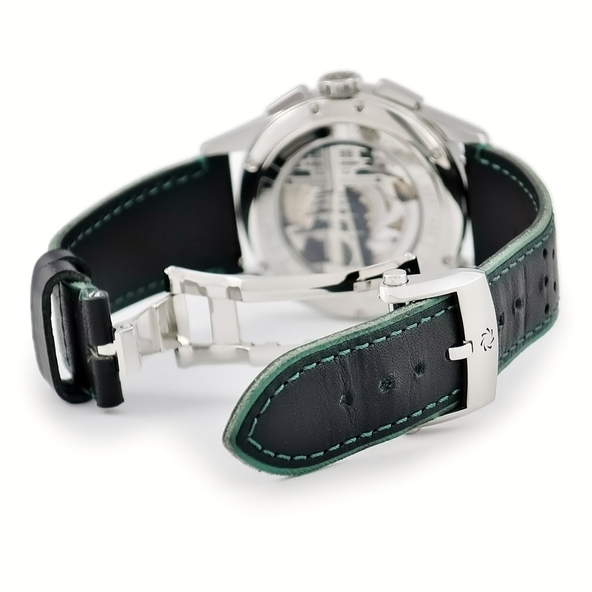 ヘリテージ バイコンパックス アニュアル ロンドン 00.10803.08.92.92 自動巻き メンズ 緑 限定 3年保証 ヘリテージ バイコンパックス アニュアル ロンドン 00.10803.08.92.92 自動巻き メンズ 緑 限定 3年保証