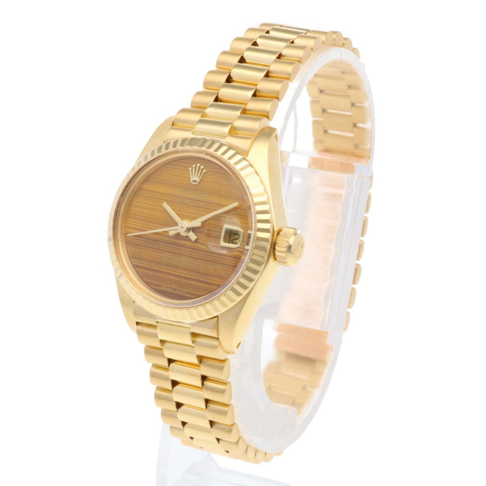 ロレックス デイトジャスト オイスターパーペチュアル 腕時計 18金 K18イエローゴールド 6917 自動巻き 1年保証 ROLEX 中古 ロレックス デイトジャスト オイスターパーペチュアル 腕時計 18金 K18イエローゴールド 6917 自動巻き 1年保証 ROLEX 中古