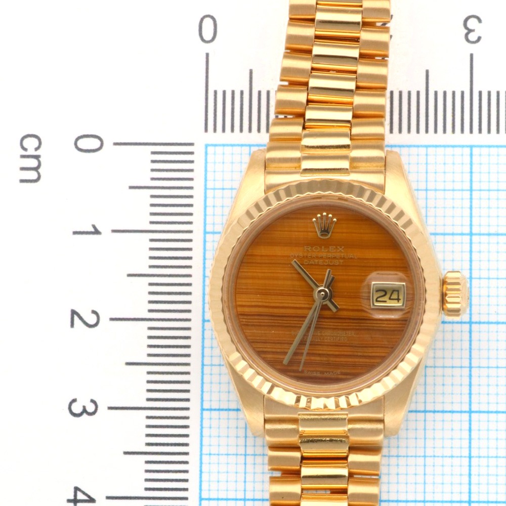 ロレックス デイトジャスト オイスターパーペチュアル 腕時計 18金 K18イエローゴールド 6917 自動巻き 1年保証 ROLEX 中古 ロレックス デイトジャスト オイスターパーペチュアル 腕時計 18金 K18イエローゴールド 6917 自動巻き 1年保証 ROLEX 中古