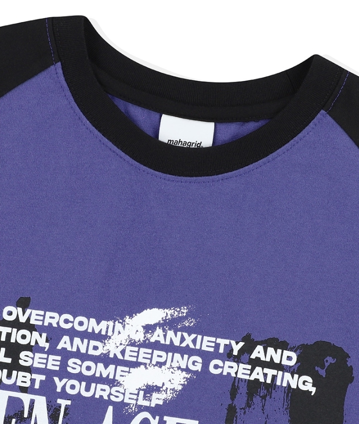 [mahagrid] YOUTH RAGLAN LS TEE