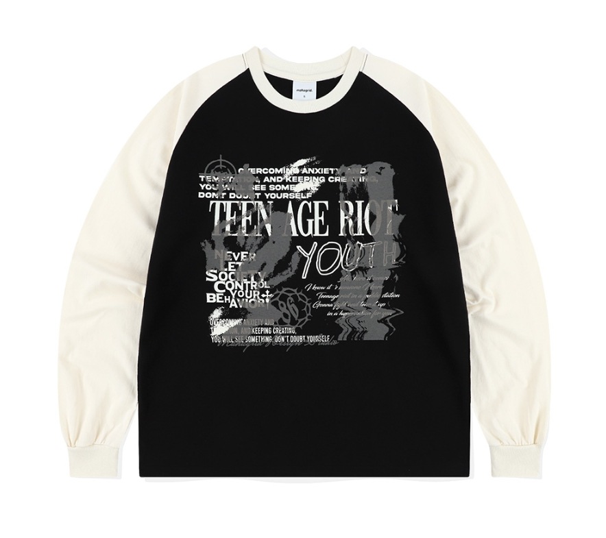 [mahagrid] YOUTH RAGLAN LS TEE