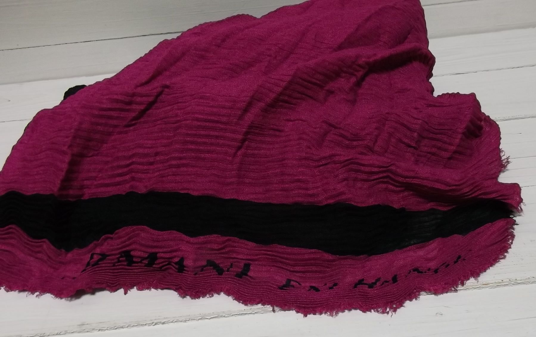 LA直輸入 メンズ レディース 男女兼用 ストール マフラー ブラック パープル stole muffler ARMANI EXCHANGE 018 LA直輸入 メンズ レディース 男女兼用 ストール マフラー ブラック パープル stole muffler ARMANI EXCHANGE 018
