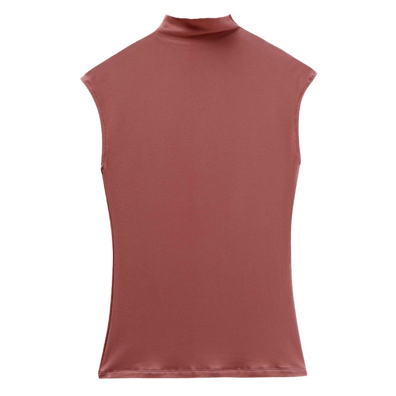 ハーフネックタンクトップ ホワイト ピンク グレー ブルー トップス スリム 細身 ストレート ハーフネックタンクトップ ホワイト ピンク グレー ブルー トップス スリム 細身 ストレート