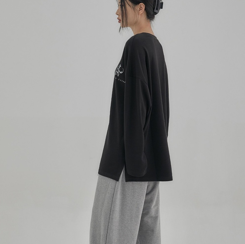 アラウンドカバーサイクルロングスリーブ(2色)韓国人気ファッション 韓国の人気ブランド 韓国ファッション ロングスリーブ