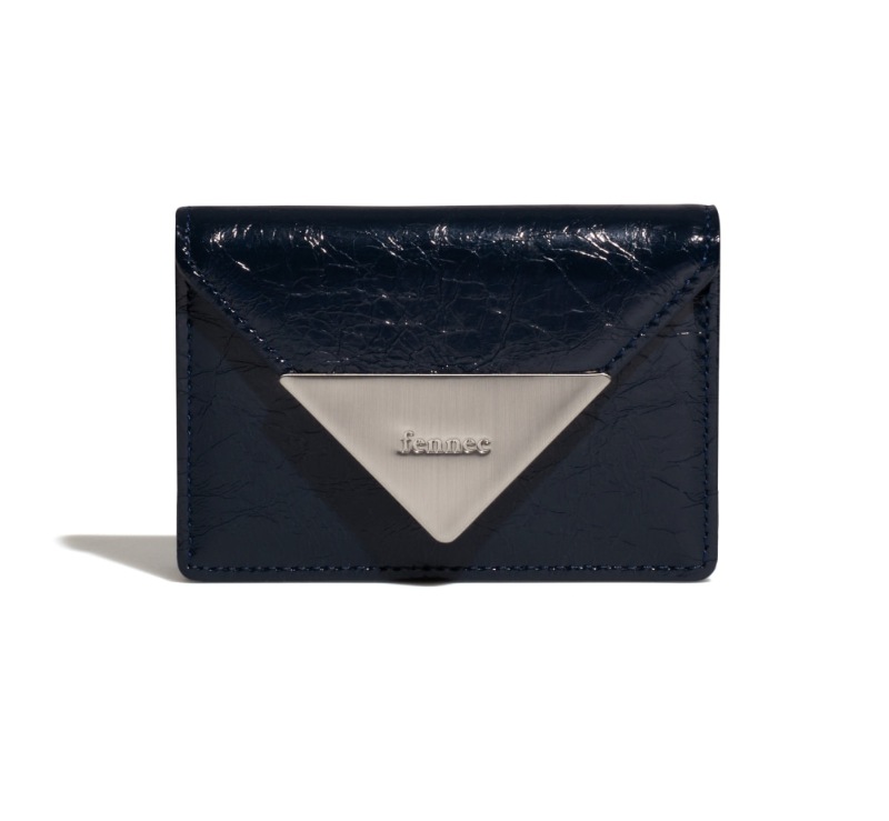 ［韓国人気財布］CRINKLE TRIANGLE ACCORDION POCKET