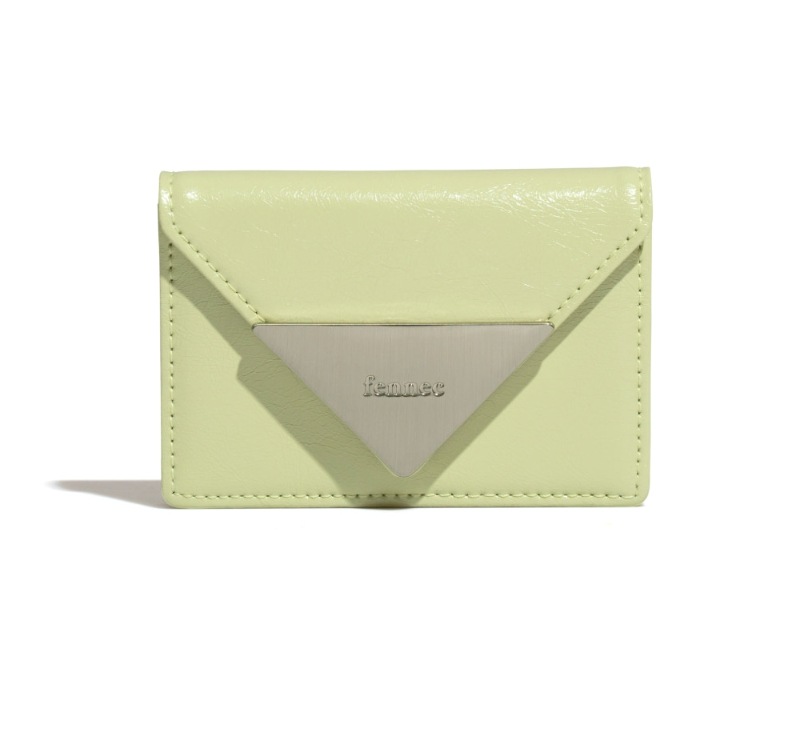 ［韓国人気財布］CRINKLE TRIANGLE ACCORDION POCKET