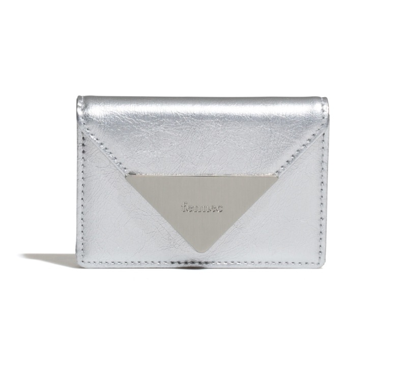 ［韓国人気財布］CRINKLE TRIANGLE ACCORDION POCKET