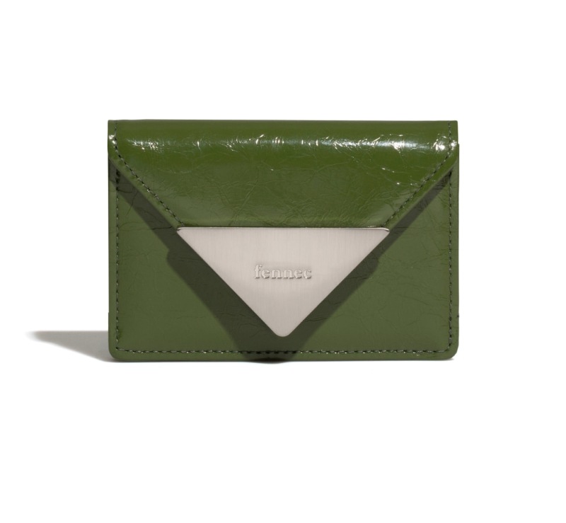 ［韓国人気財布］CRINKLE TRIANGLE ACCORDION POCKET